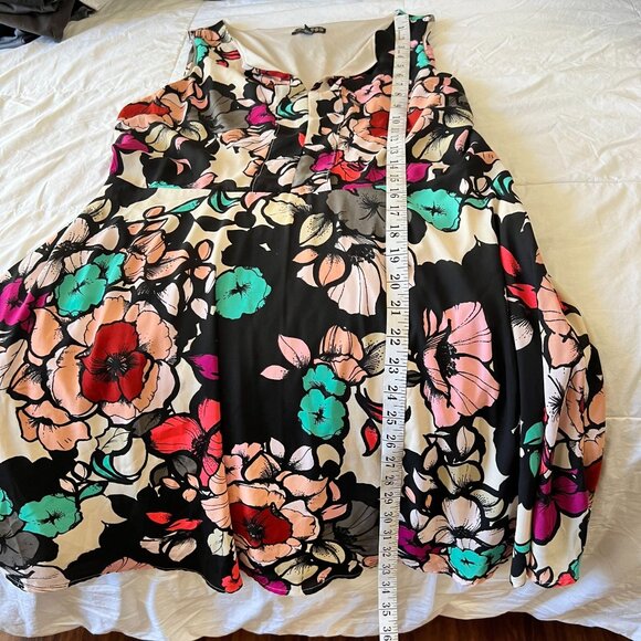 Express womens dress sleeve less, floral size 12 - Picture 7 of 10